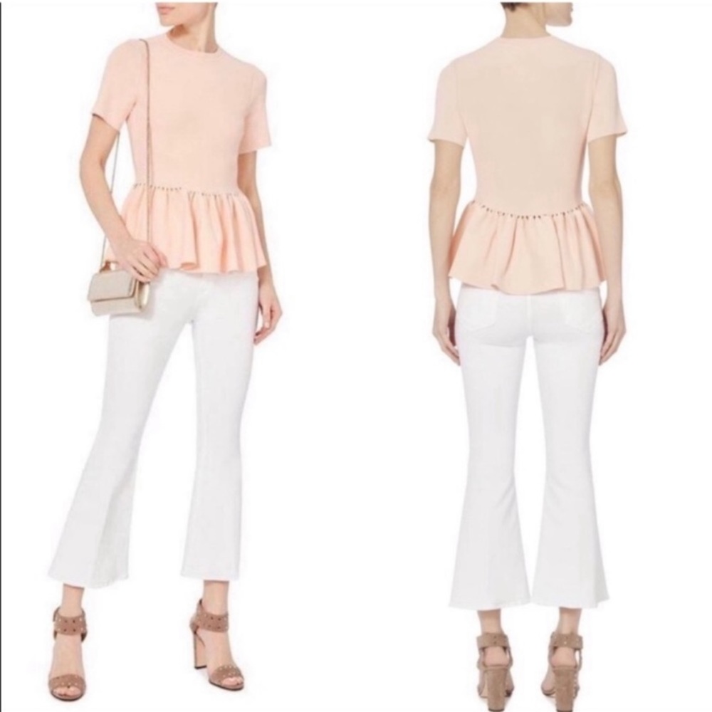Jonathan Simkhai light pink peplum XS